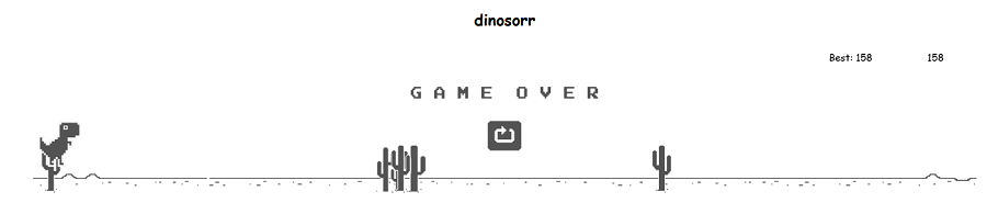Dinosorr (Chrome Dinosaur)